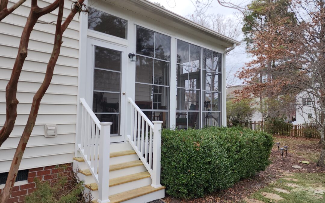 PORCH CONVERSION TO 3 SEASON ROOM