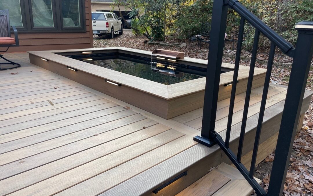 Timbertech Legacy Decking with Koi Pond