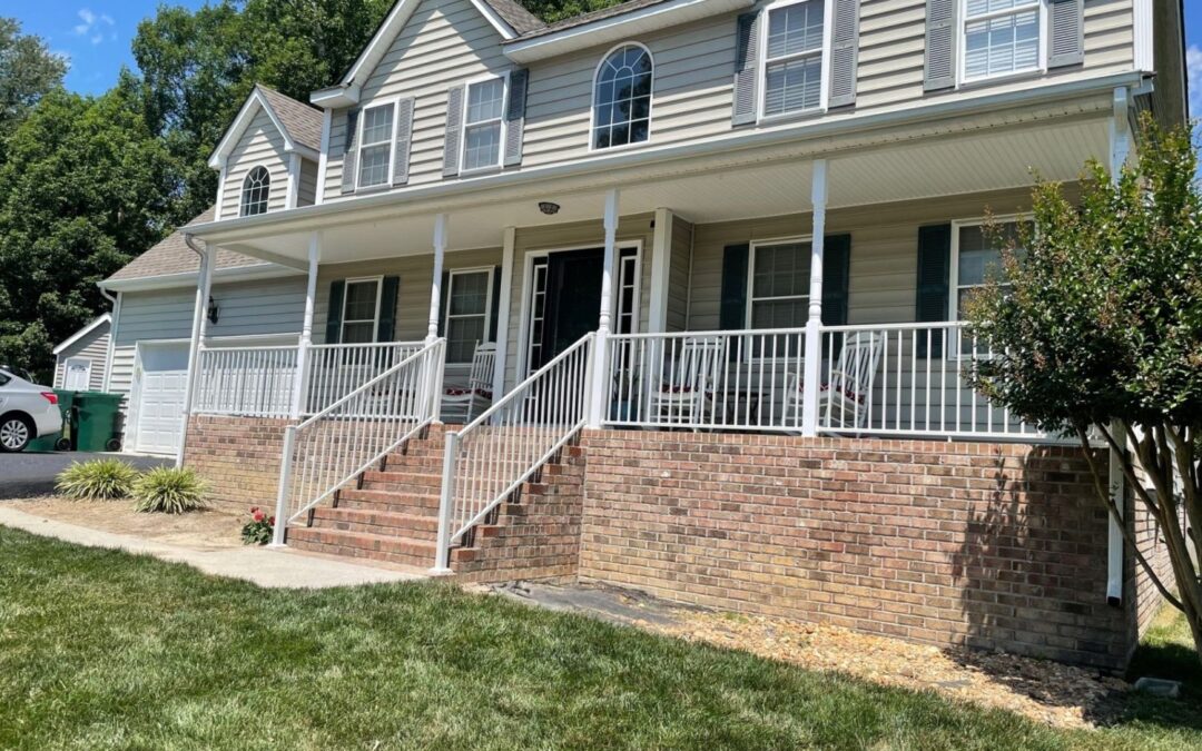 White Powder Coated Aluminum Railing