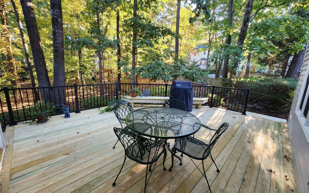 Deck with Seating Area