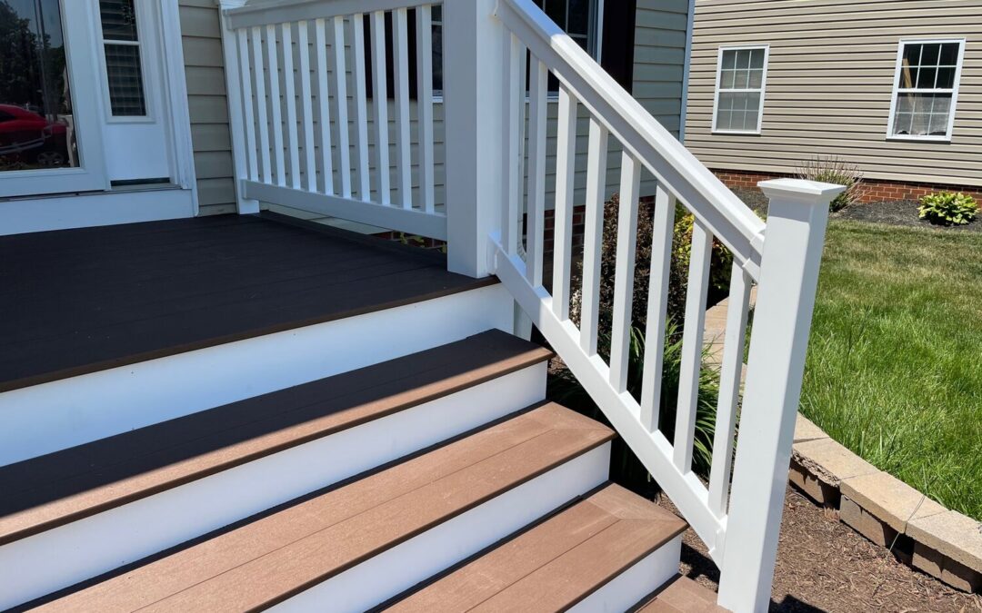 White PVC Railing