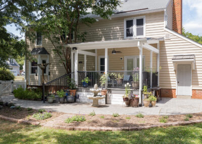 Farmhouse Chic Porch Transformation in Mechanicsville, VA